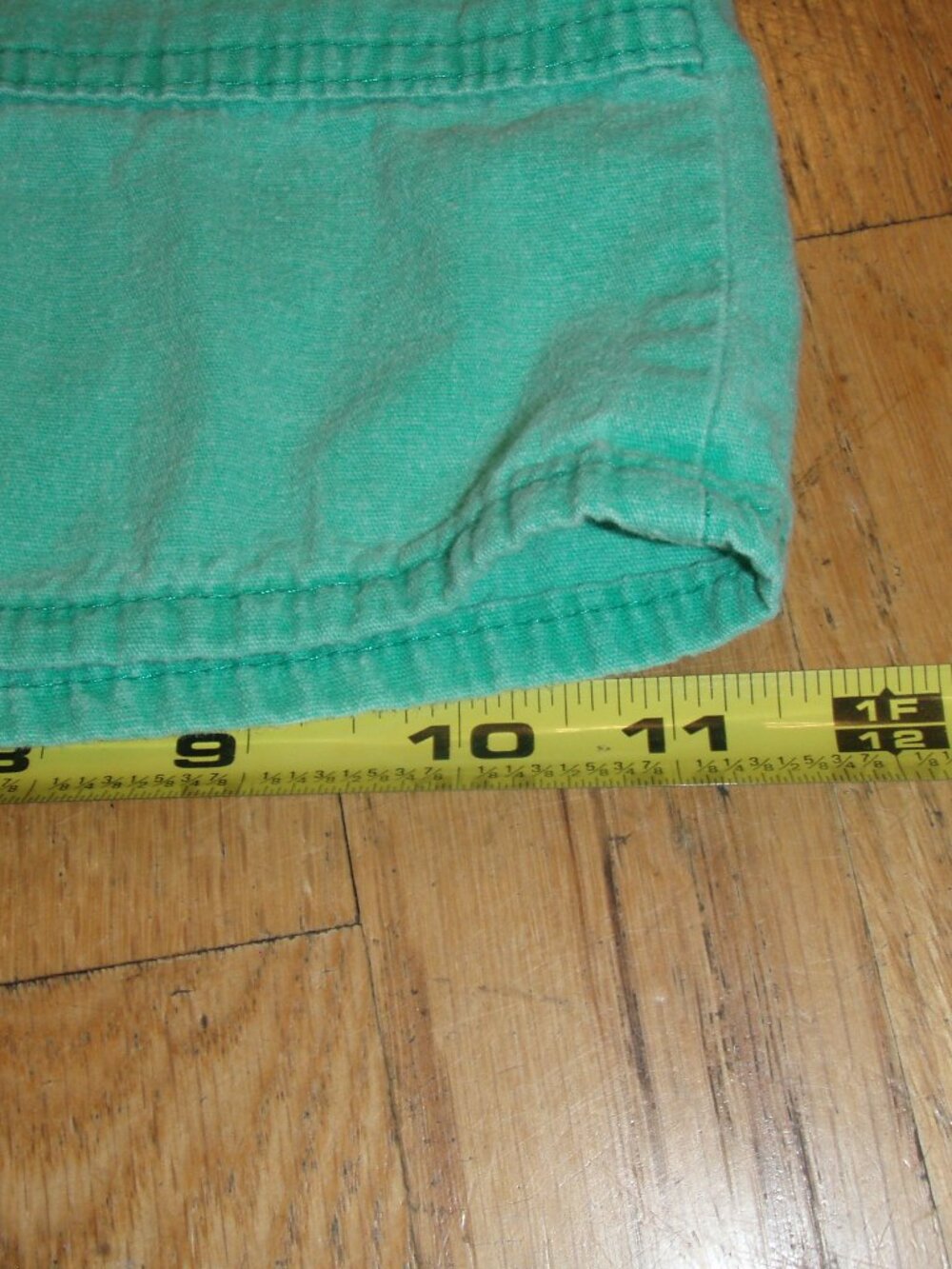 vintage 1980s OP Ocean Pacific USA surfer skater green cotton Shorts L 78306-31v - Picture 8 of 8
